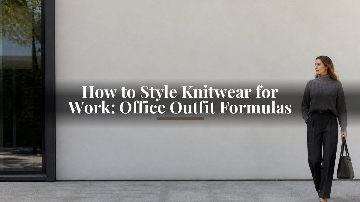 How to Style Knitwear for Work: Office Outfit Formulas