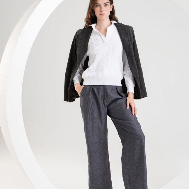 Purotatto 5032 v-neck sweater