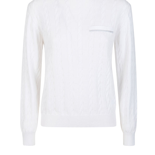 Purotatto 2228 Cable Knit sweater