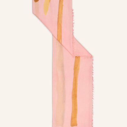 Hemisphere Olmettos-f Palm cashmere scarf