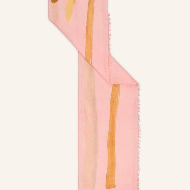 Hemisphere Olmettos-f Palm cashmere scarf