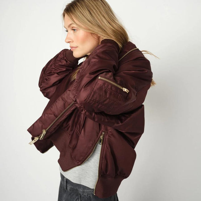 Mos Mosh Ruby bomber jacket