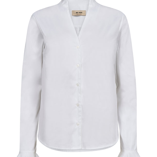 Mos Mosh Hasslie pleat cuff shirt