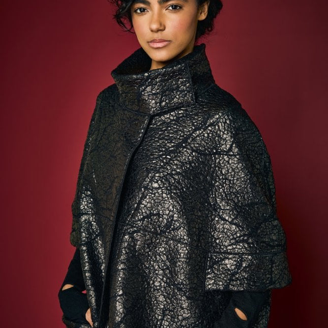 Isik Ozgur 2617-01 Glazed cape