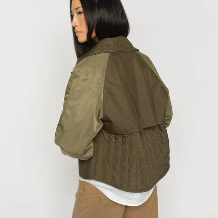 Mos Mosh Zyla Neola short trench in olive