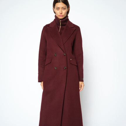 Mos Mosh Alva Loisa Coat – Burgundy