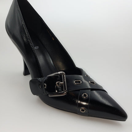 Jeannot 542 8mm heel shoe buckle detail