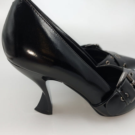 Jeannot 542 8mm heel shoe buckle detail