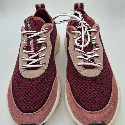 HOFF Traveler burgandy suede