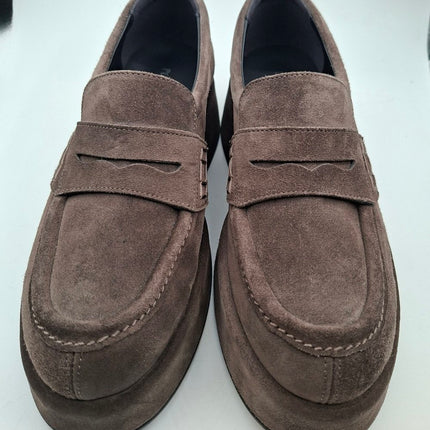 Pons Quintana 10612 suede platform loafer