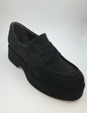 Pons Quintana 10612 suede platform loafer