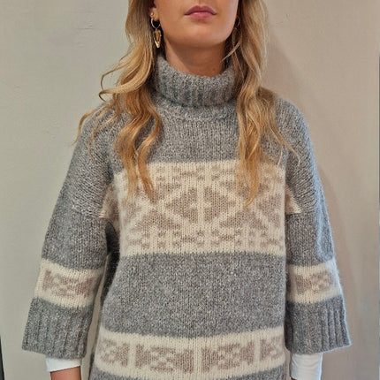 Peserico S99435F03 fairisle knit