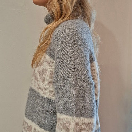 Peserico S99435F03 fairisle knit