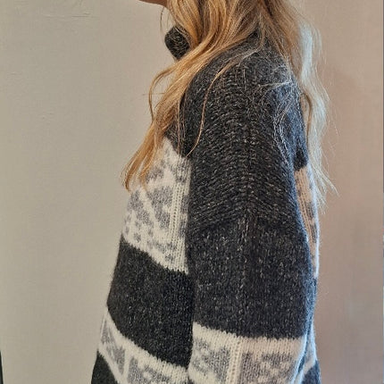 Peserico S99435F03 fairisle knit