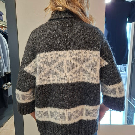 Peserico S99435F03 fairisle knit
