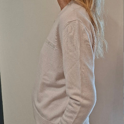 Peserico S99380F12 Zip up fine knit cardi