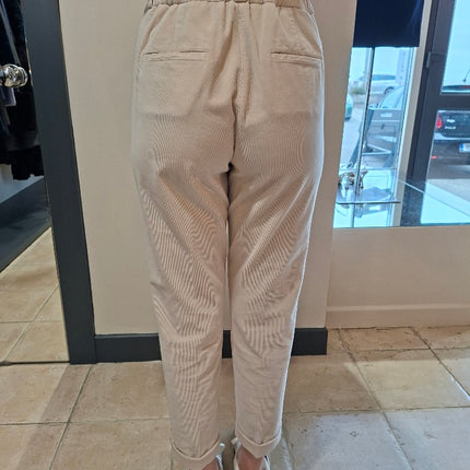 Peserico P04680T3 pin cord trousers