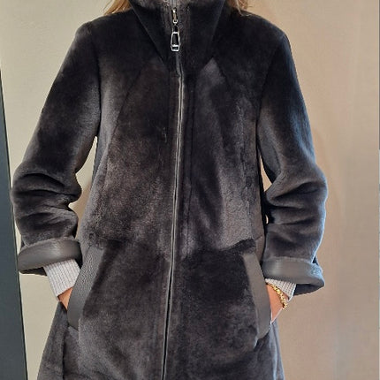 Dom Goor DG2531 long swing coat