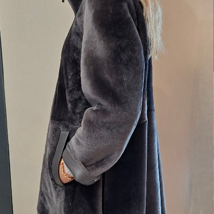 Dom Goor DG2531 long swing coat