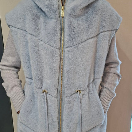 Max et Moi Valora faux fur gilet