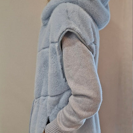 Max et Moi Valora faux fur gilet