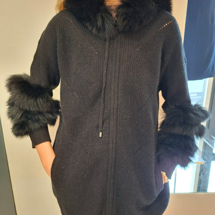 Max et Moi Nikita zip up hoodie