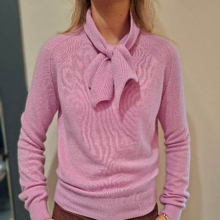 Essentiel Antwerp Invited tie cashmere knit