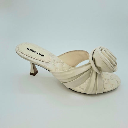 Lola Cruz 101Z14BK Lotta leather mules