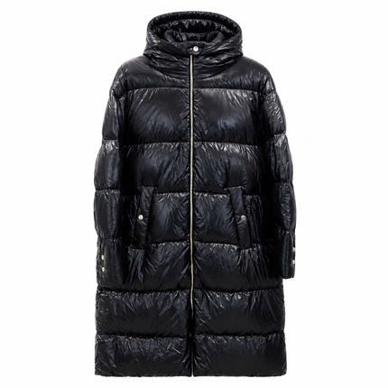 Herno Woven Coat – Black