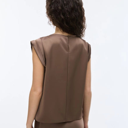 iBlues TUNICA – Brown Cap Sleeve