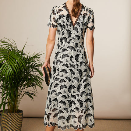 Fee G Loreta long lace dress