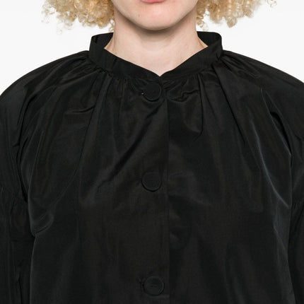 iBlues Viscosa taffeta balloon-sleeve button jacket
