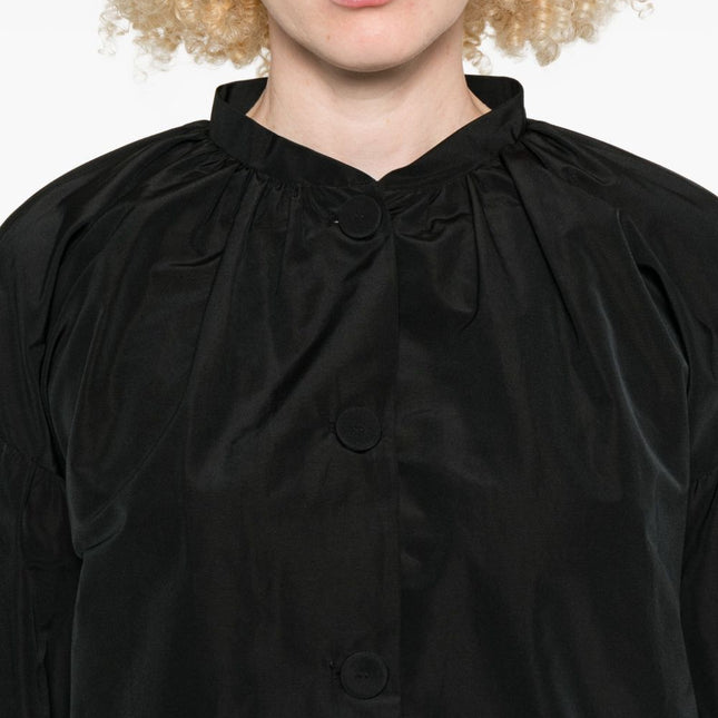 iBlues Viscosa taffeta balloon-sleeve button jacket