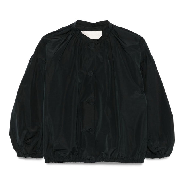 iBlues Viscosa taffeta balloon-sleeve button jacket