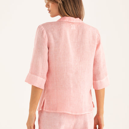 120 Lino W1PL5 Regular Fit Linen Shirt