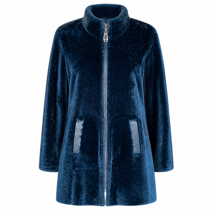 Dom Goor Swing Reversible Coat - Teal