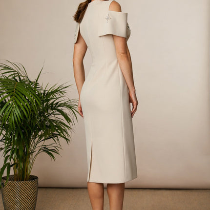 Fee G Phoebe bow shoulder Dress