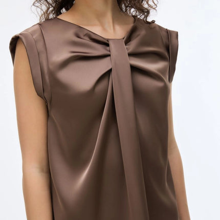 iBlues TUNICA – Brown Cap Sleeve