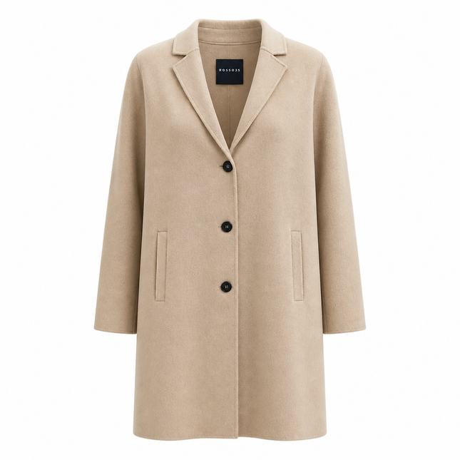 Rosso35 Double Face Coat – Cream
