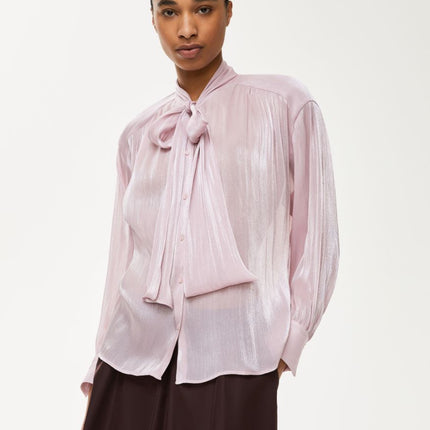 Iblues Janzir lurex bow shirt