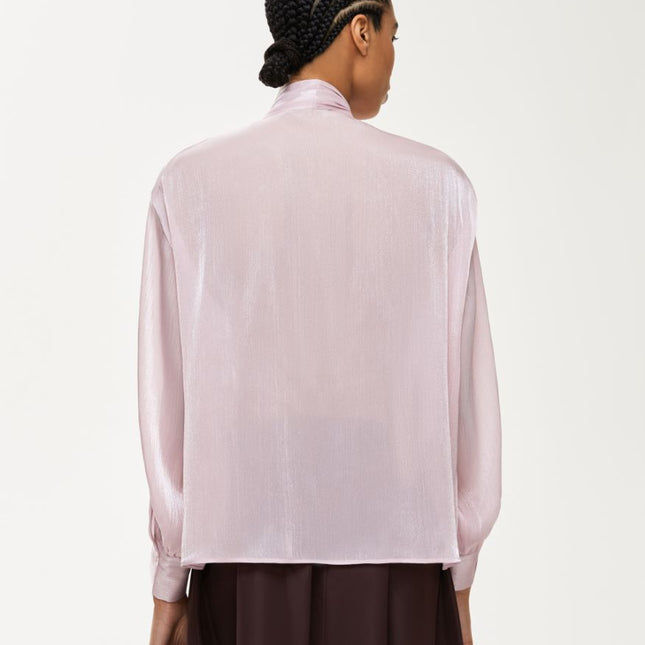 Iblues Janzir lurex bow shirt