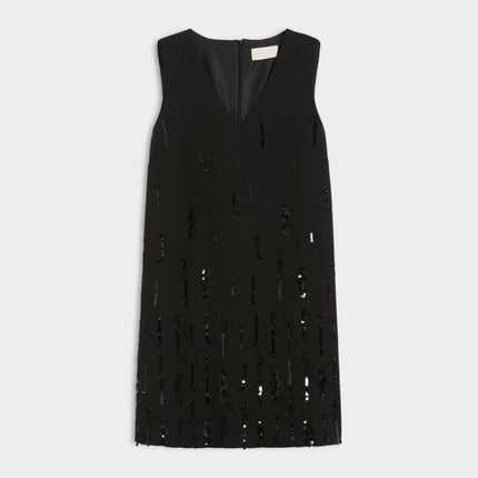 iBlues Oxalis sequin dress black