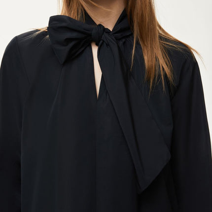 iBlues Vaglio bow tie A-line dress black