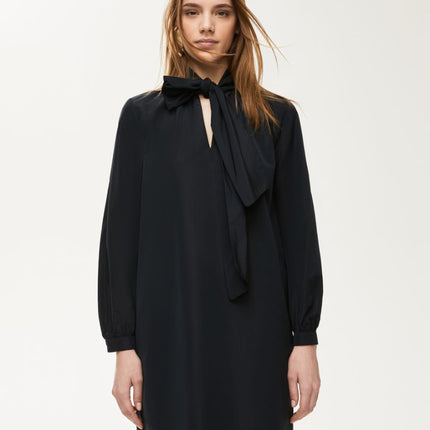 iBlues Vaglio bow tie A-line dress black