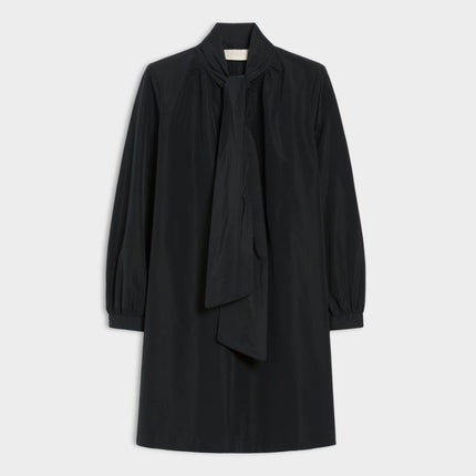 iBlues Vaglio bow tie A-line dress black