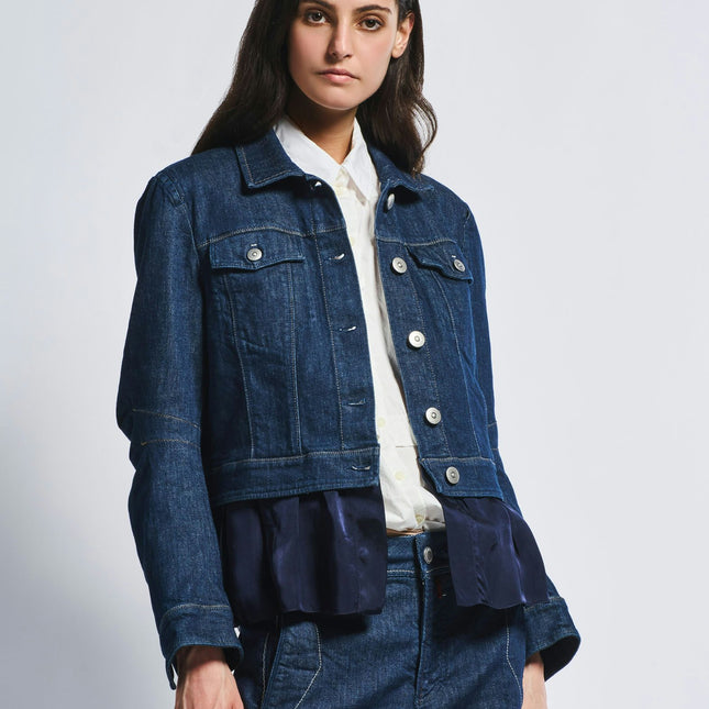 HIGH Complex denim jacket navy