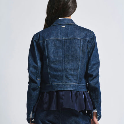 HIGH Complex denim jacket navy