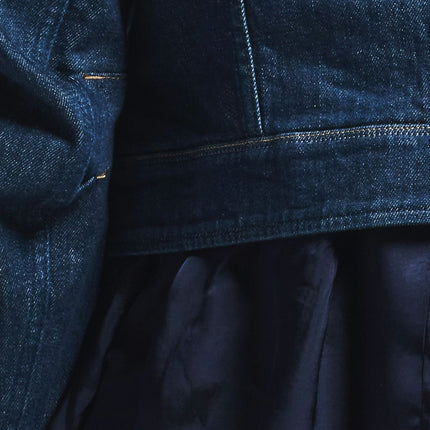 HIGH Complex denim jacket navy