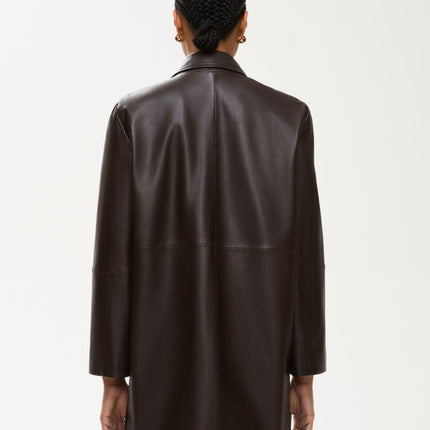 iBlues Domino leather coat (brown & black available)