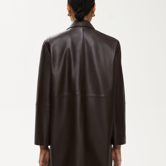 iBlues Domino leather coat (brown & black available)
